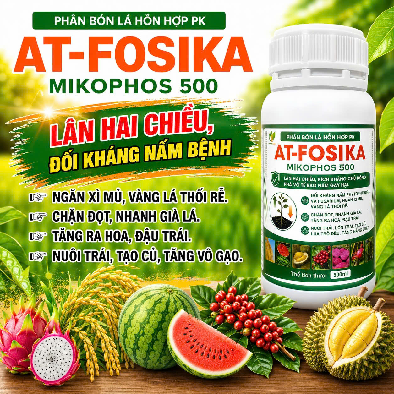 AT-Fosika (Mikophos 500) - Chai 500ml